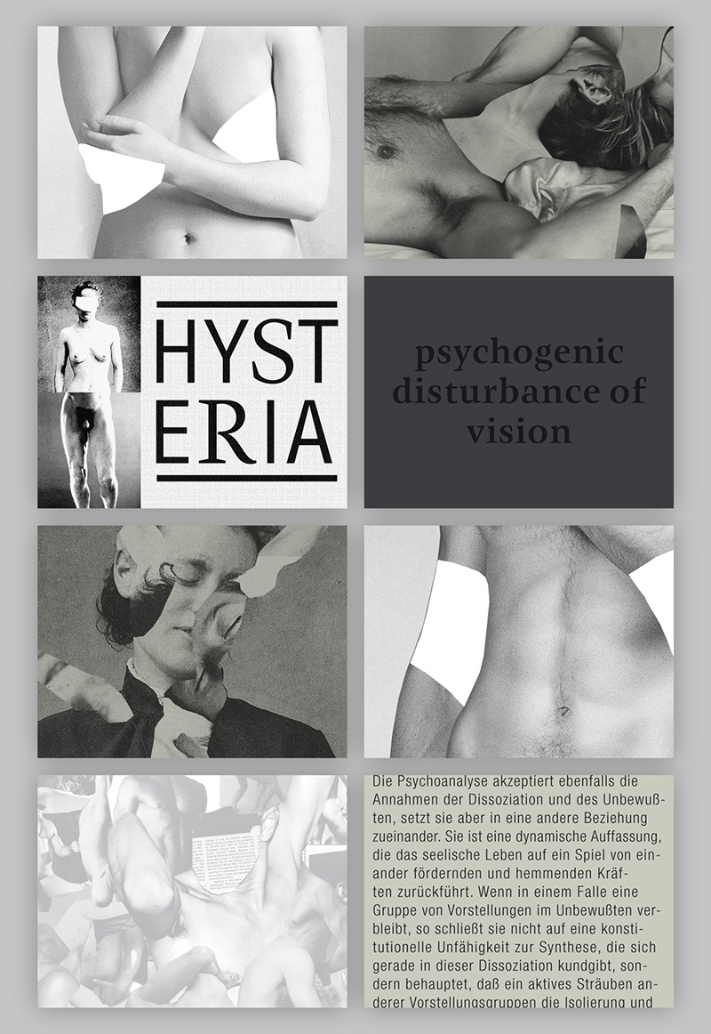 Sigmund Freud - Installation zum Buch Hysteria